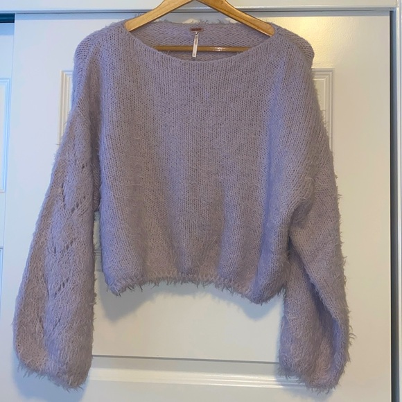 Free People Sweaters - Free People Flurry Sweater NWOT In Lilac Frost
